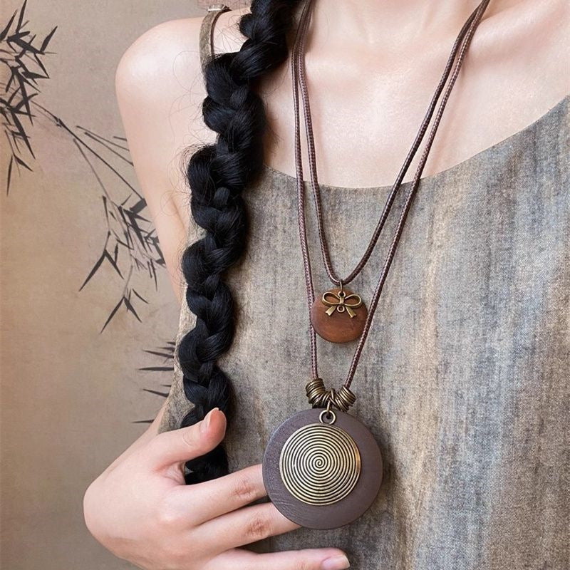 Wholesale Fashion Bow Heart Long Necklace