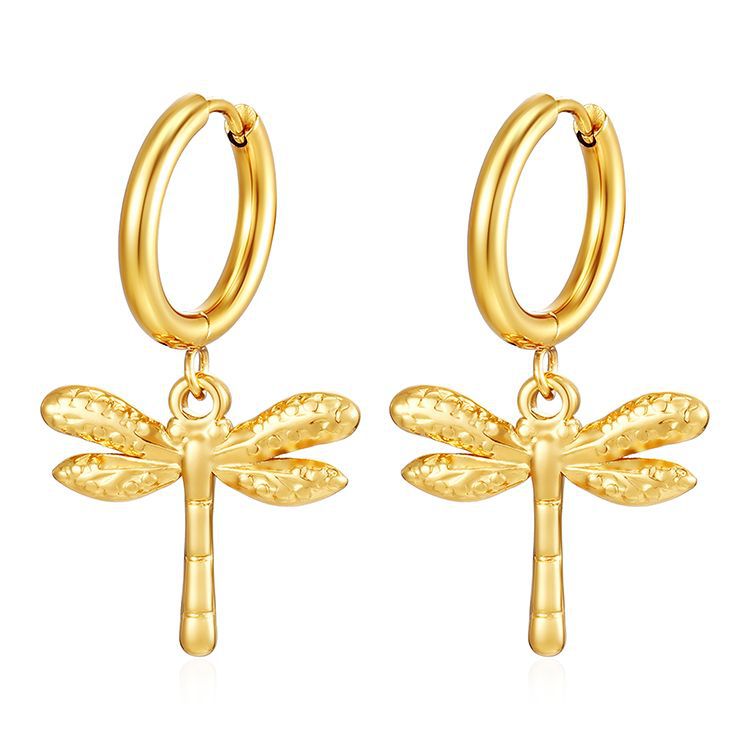 Wholesale 18K Gold Plated Stainless Steel Earrings ACC-ES-MuShan015