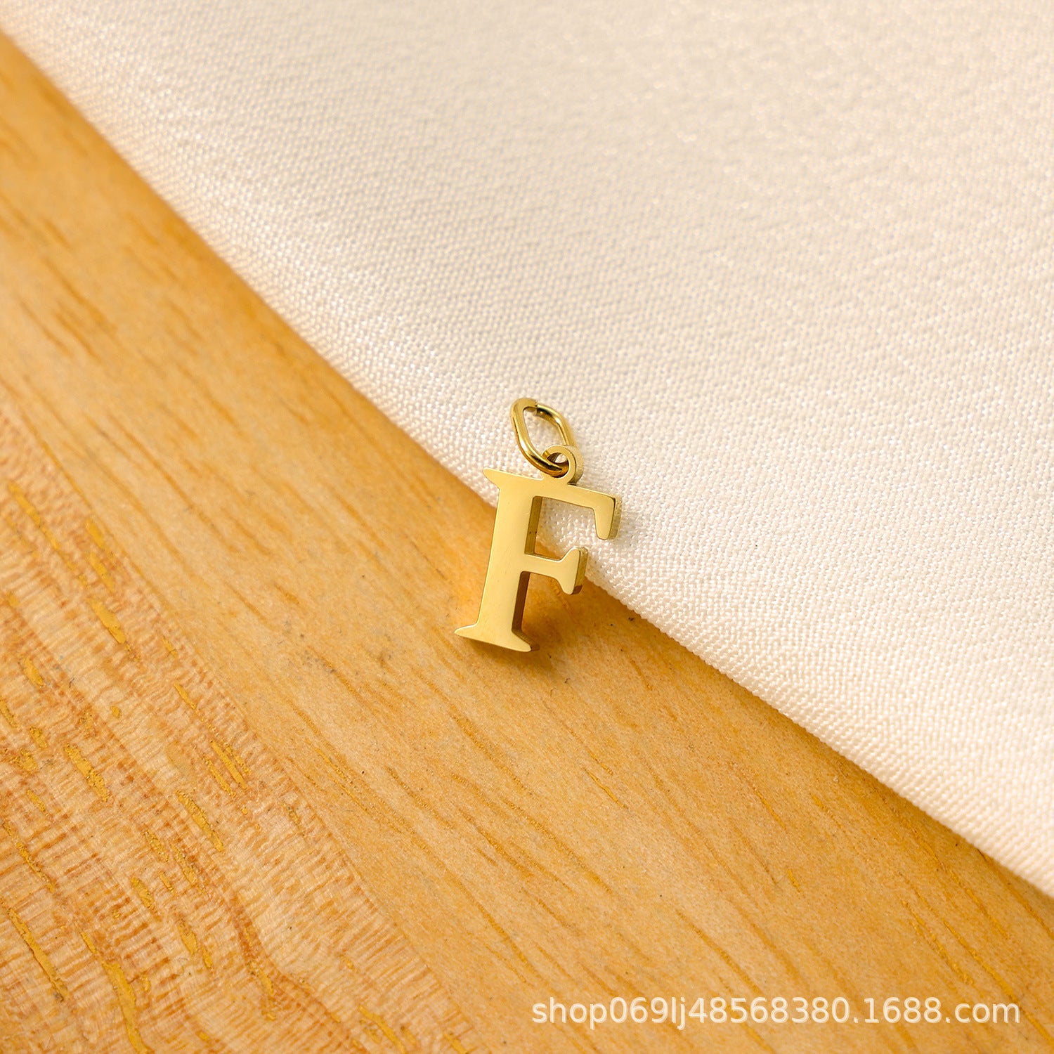 Wholesale Titanium steel letter pendant