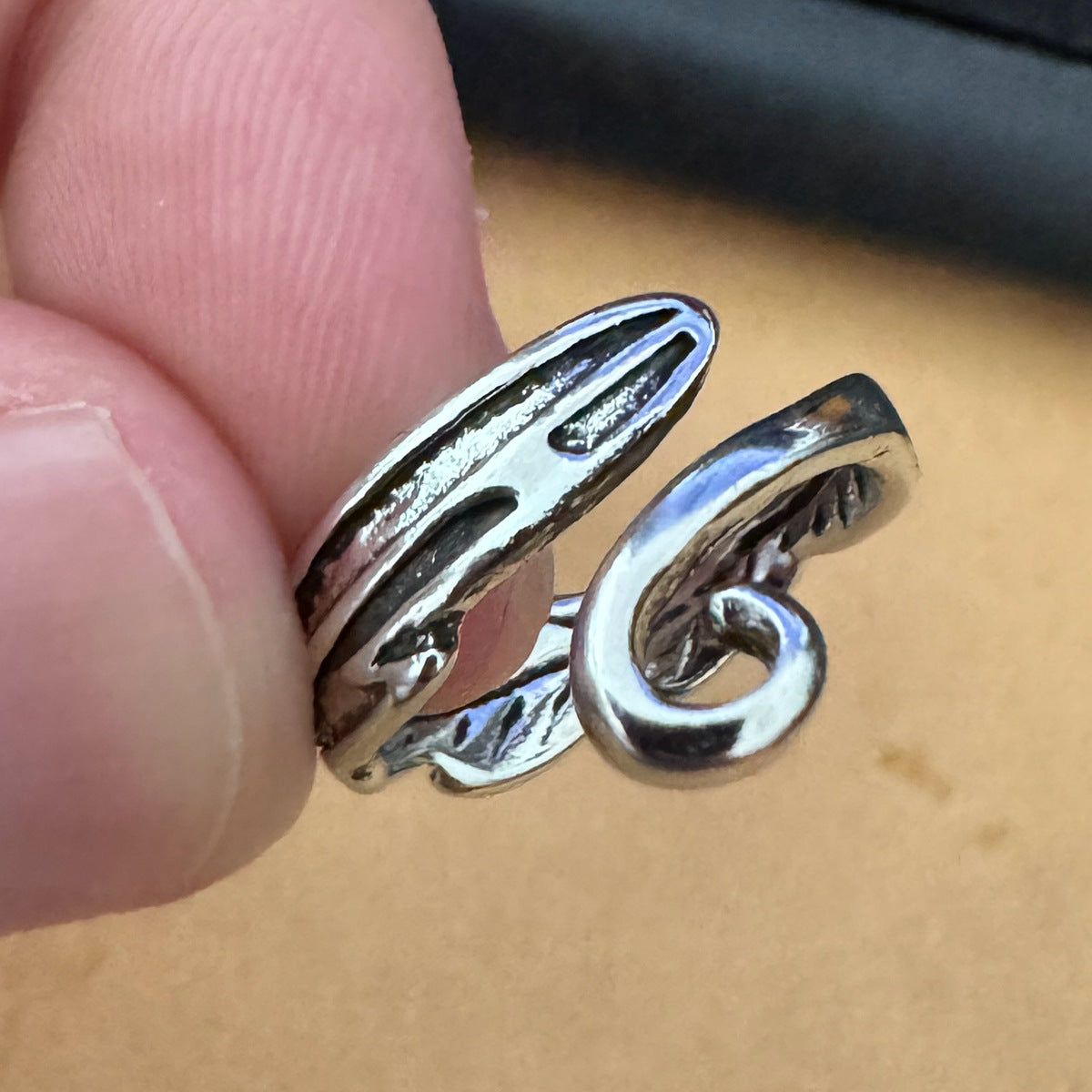 Wholesale  alloy geometric cat ring opening adjustable animal ring