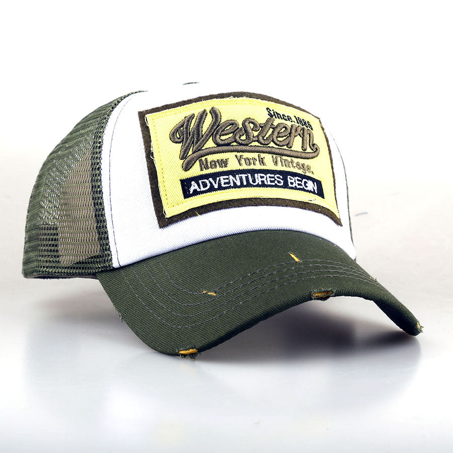 Wholesale  3D Embroidered  Big Brim Baseball Cap