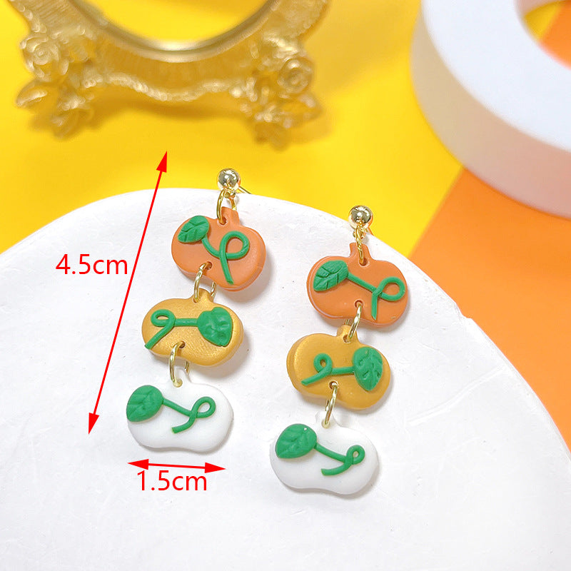 Wholesale Halloween Series Soft clay Earrings