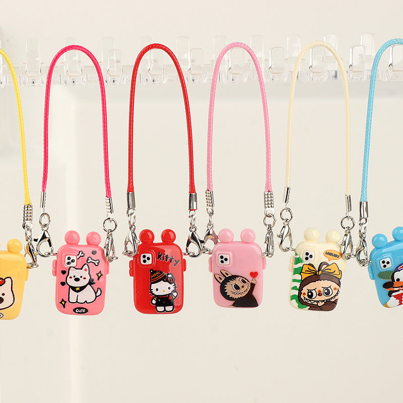 Wholesale Cute cartoon mini mobile phone pendant doll accessories
