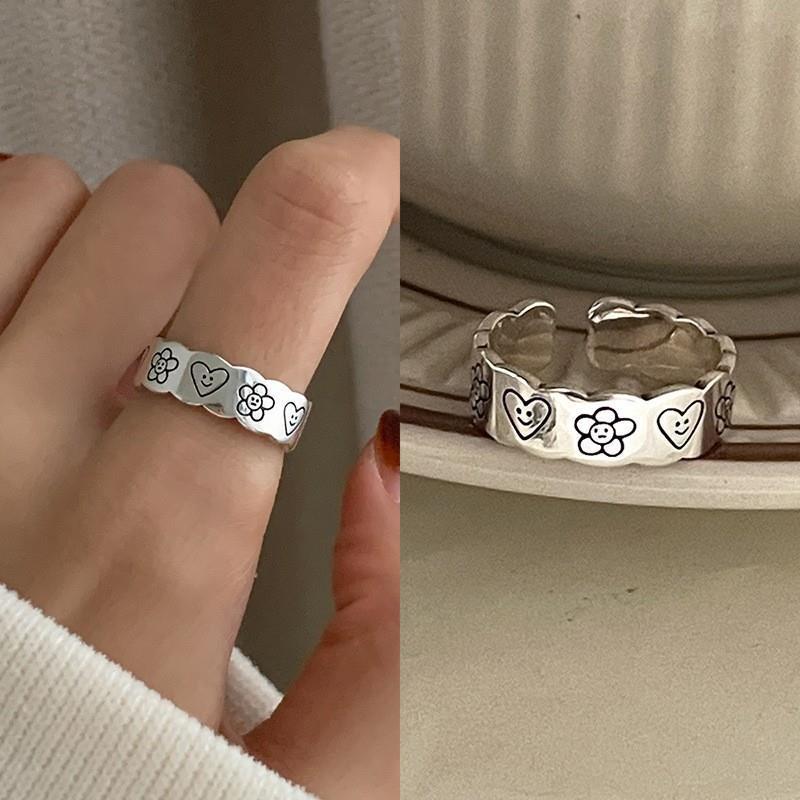 Wholesale 925 Sterling Silver Versatile Ring Combination Ring Rings set ACC-RS-Wanshen002