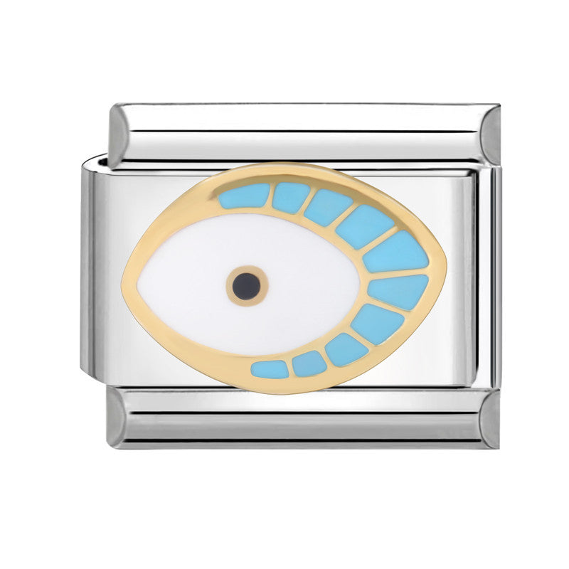 Wholesale Italian Charm Bracelet 9mm DIY Splicing White Series Titanium Steel Composable Bracelet