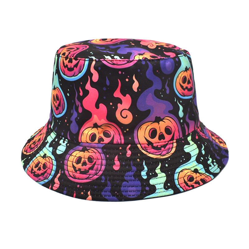 Wholesale  pumpkin pattern  Bucket Hat