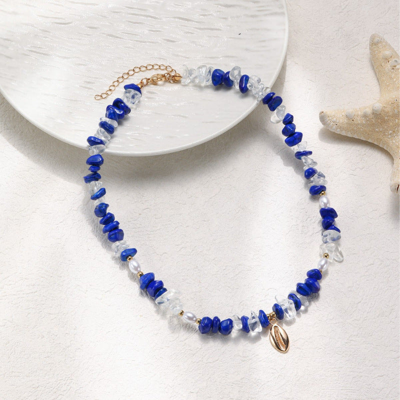 Wholesale  shell fashion pendant clavicle chain summer  necklace