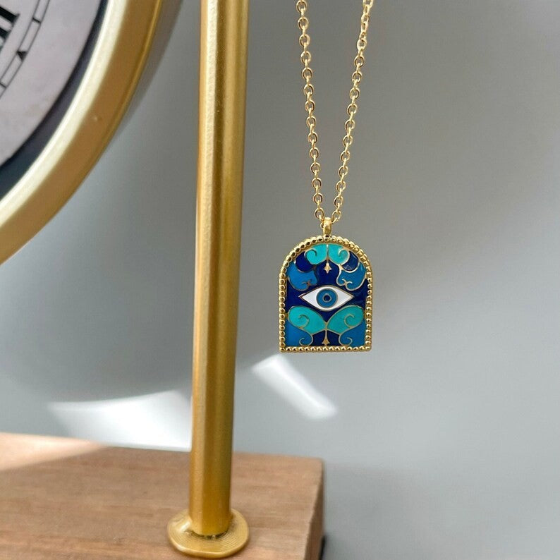 Wholesale Stainless Steel Ladder Triumphal Arch Ancient Necklaces