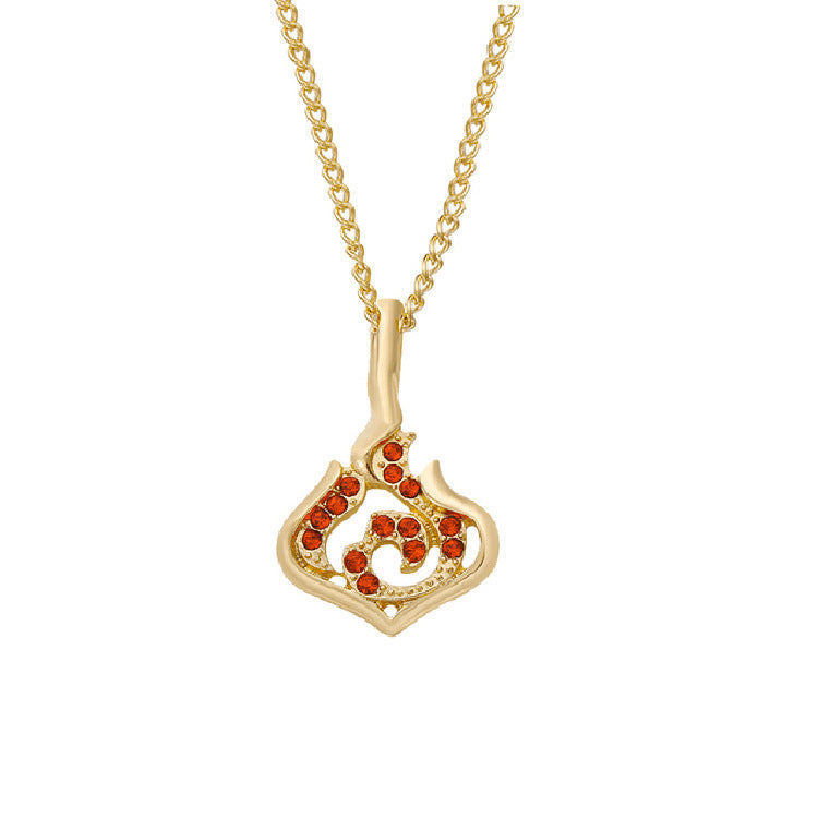 Wholesale Anime Alloy Pendant Necklace Geometric Design Fashion Jewelry Accessory Boutique Resale