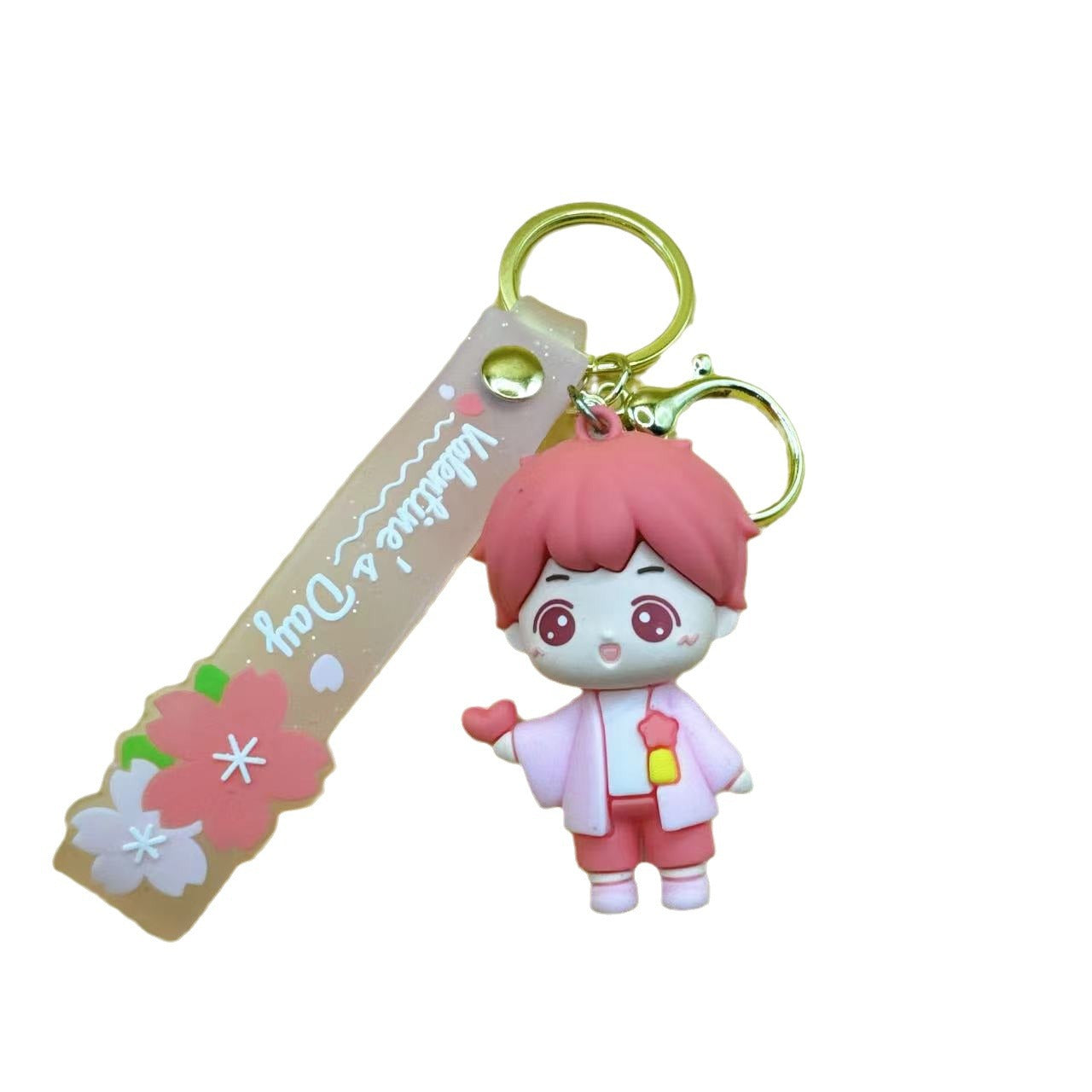 Wholesale Cute Cherry Blossom Keychains ACC-KC-Qichu002