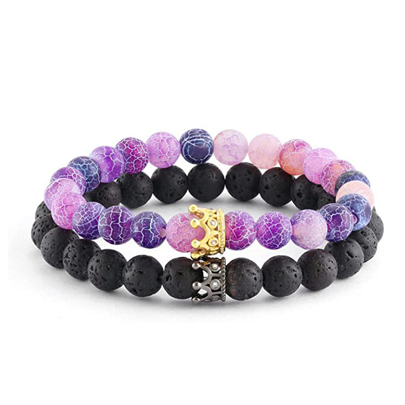 Wholesale Natural Stone Agate Bead Bracelet ACC-BT-Zhongh011