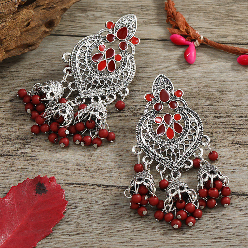 Wholesale Tassel Bohemian Alloy Earrings ACC-ES-KaiQing003