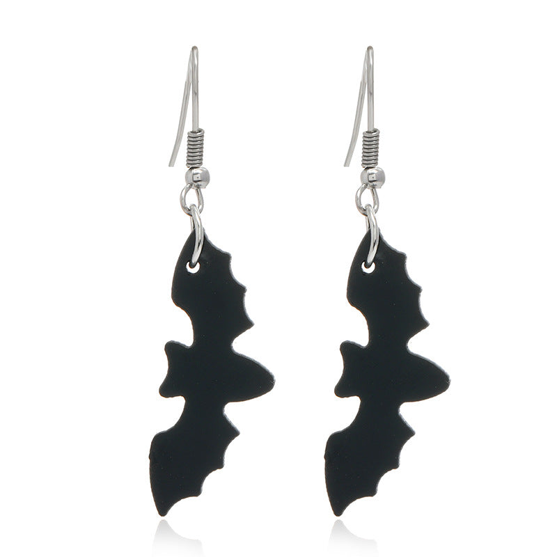 Wholesale  Theme Black Cat Pumpkin Dripping Oil Earrings - Fashion Jewelry Accessory for Party Gift Boutique
