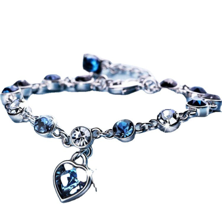 Wholesale Ocean Heart Bracelet Diamond Jewelry ACC-BT-LR004