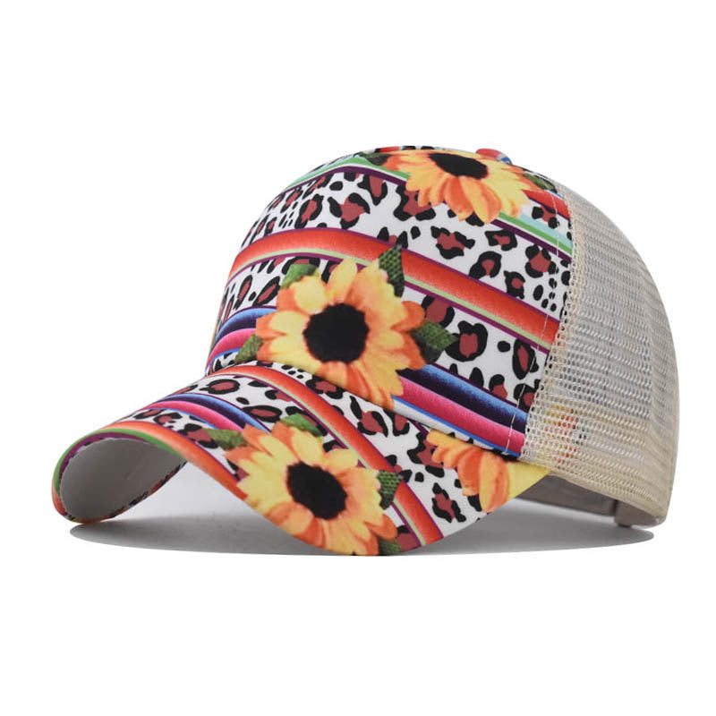 Wholesale Aztec Sunflower Leopard Print Baseball Cap Hat ACC-HT-ErXu002