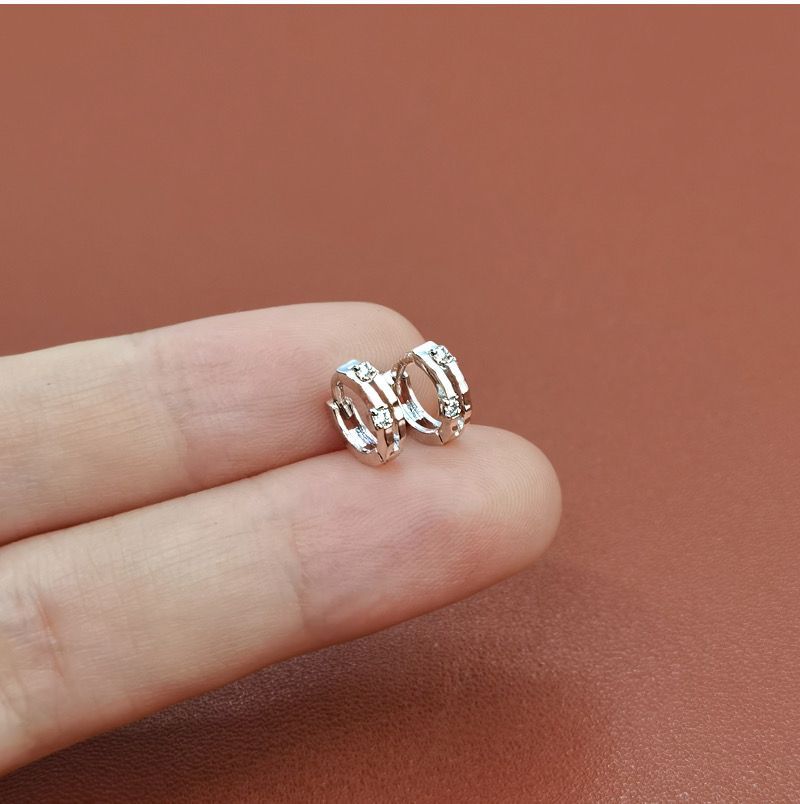 Wholesale ear bone stud silver earrings