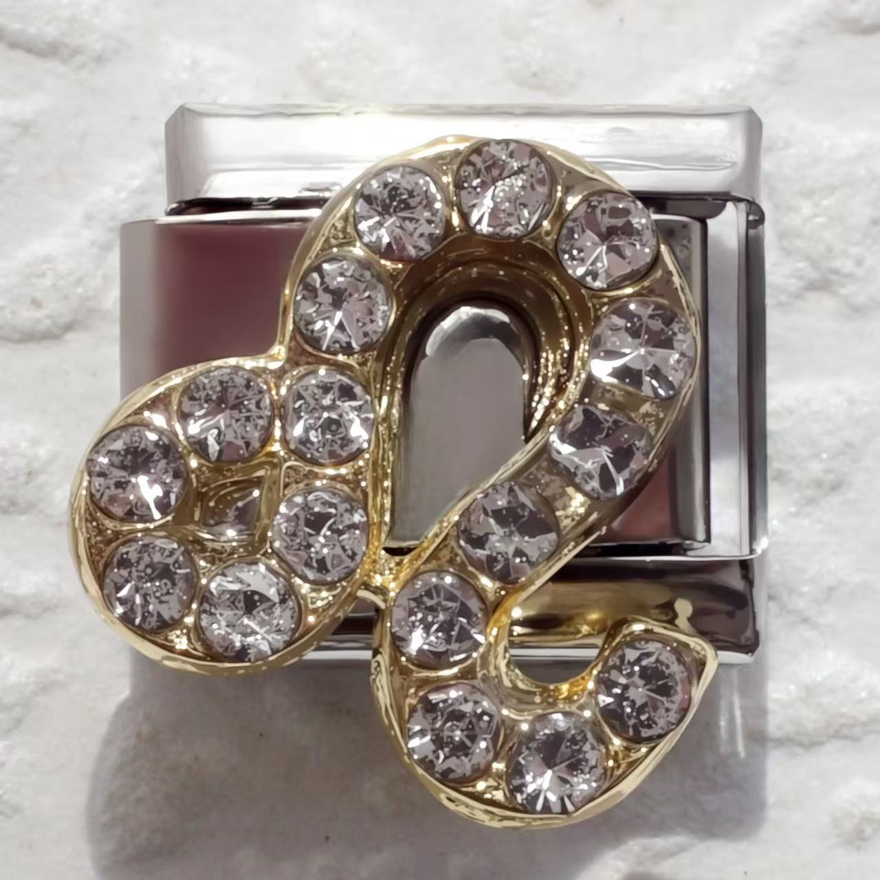 Wholesale 5pcs  Italian Charm Bracelet 9mm DIY 12 contions   Creative Stainless Steel Composable Bracelet