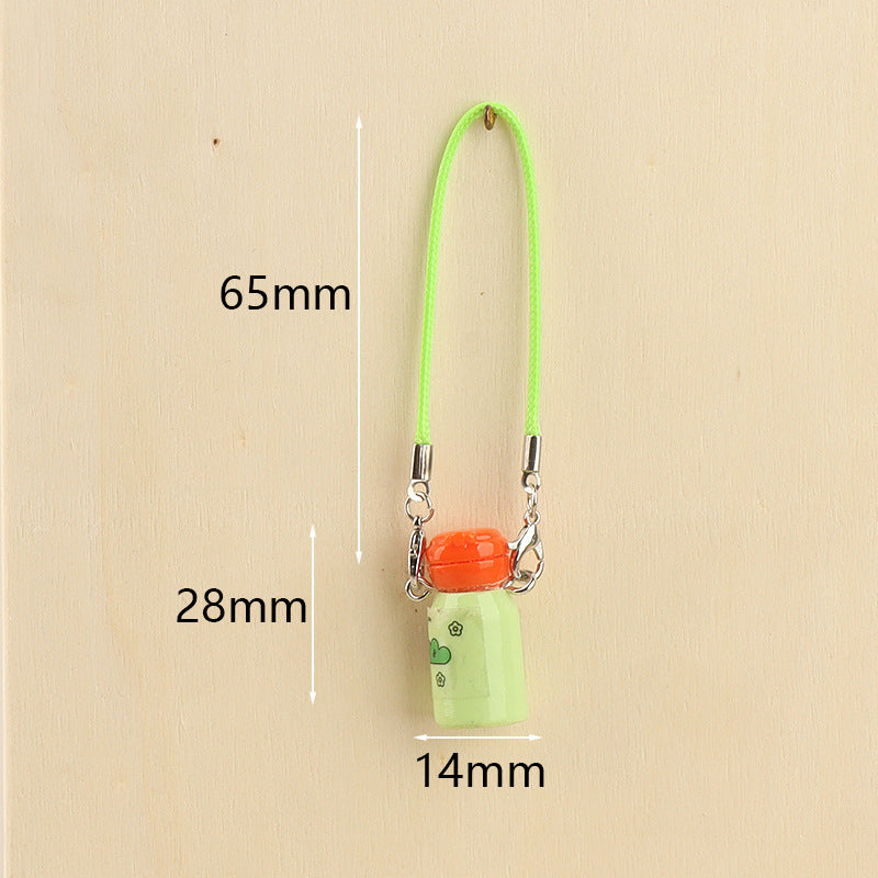 Wholesale Cute Mini Thermos Cup Keychain Pendant Doll Accessories