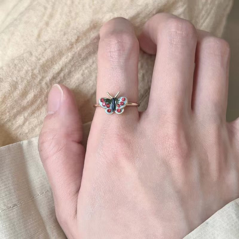 Wholesale  pink cute monster ring