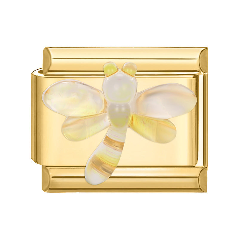 Wholesale Italian Charm Bracelet 9mm DIY Splicing Cute Creative Stainless Steel Composable Bracelet