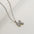 Wholesale  26 English letter necklace  titanium steel bubble smooth letter pendant clavicle chain