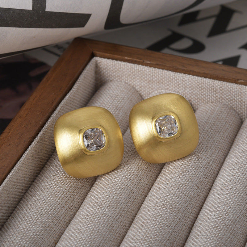 Wholesale Gold Square Vintage Earrings