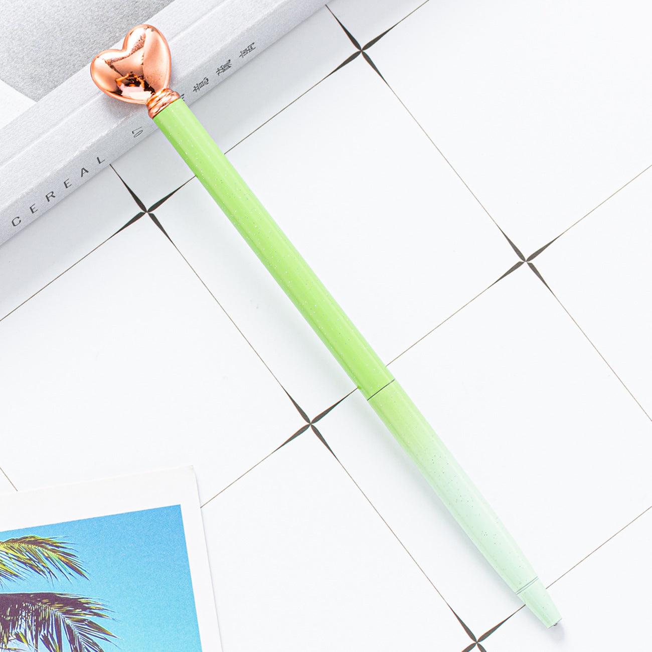 Wholesale Love Shape Ballpoint Pen Metal Pen ACC-PN-HuaHao017