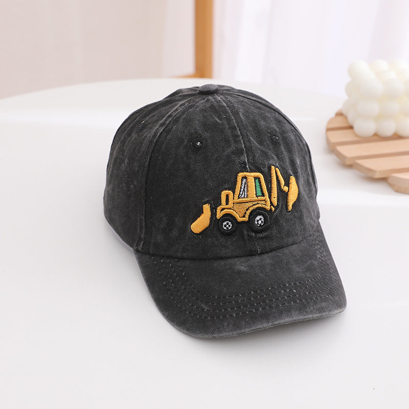 Wholesale Children's Hats Washed Peaked Cap Cartoon Baseball Cap Kids Hat ACC-KH-WoBang003