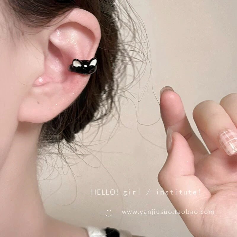 Wholesale alloy cartoon cute cat ear clips