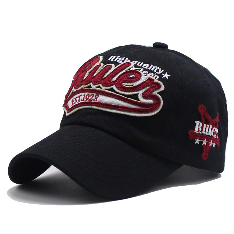 Wholesale  3D three-dimensional embroidery high-grade cotton letter embroidery Rules baseball hat