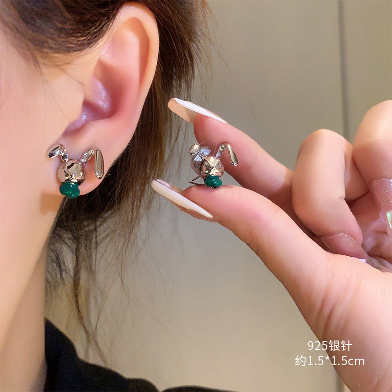 Wholesale Vintage Bow Pearl Earrings 925 Silver Needle ACC-ES-Miaosi002