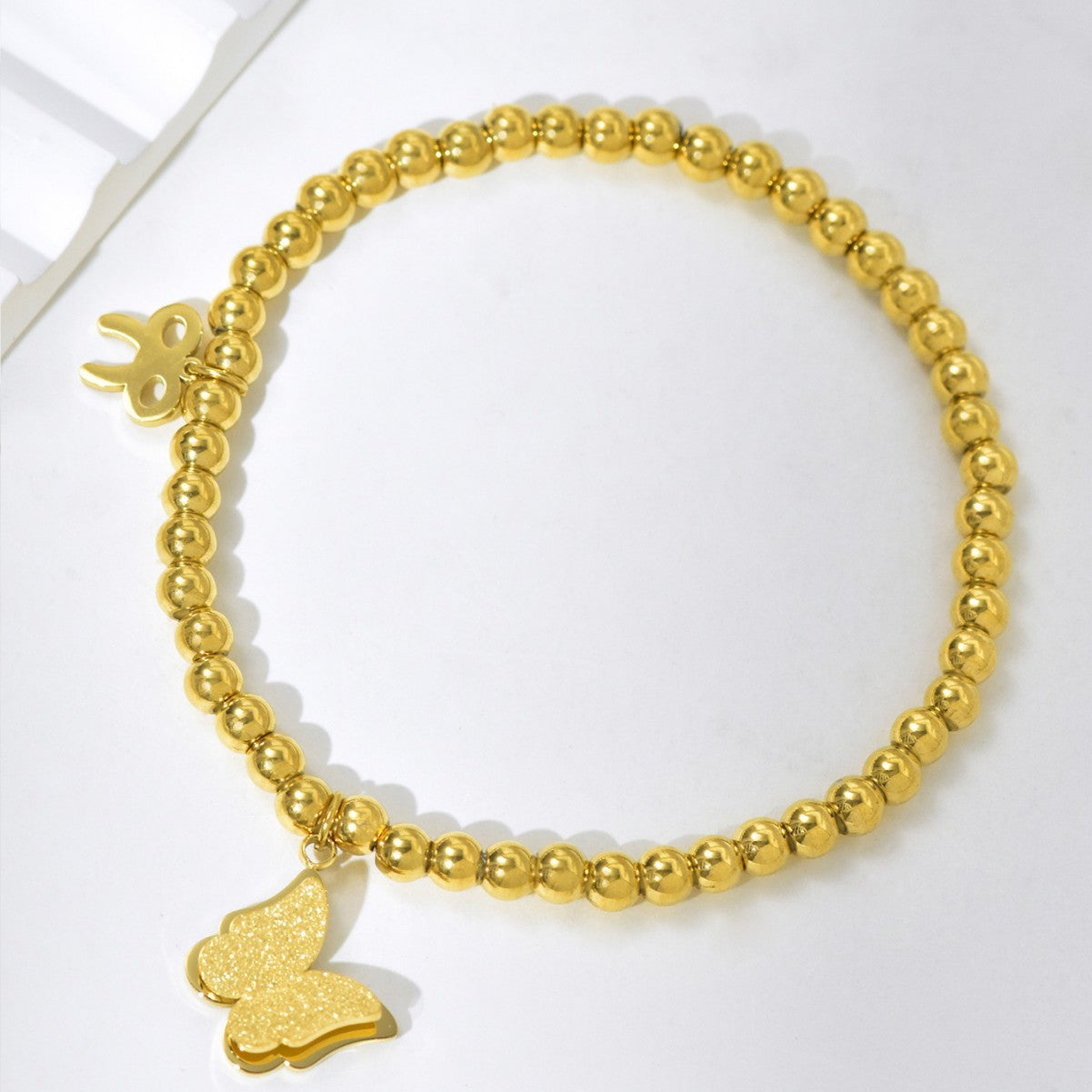 Wholesale Simple Butterfly Titanium Steel Bracelet