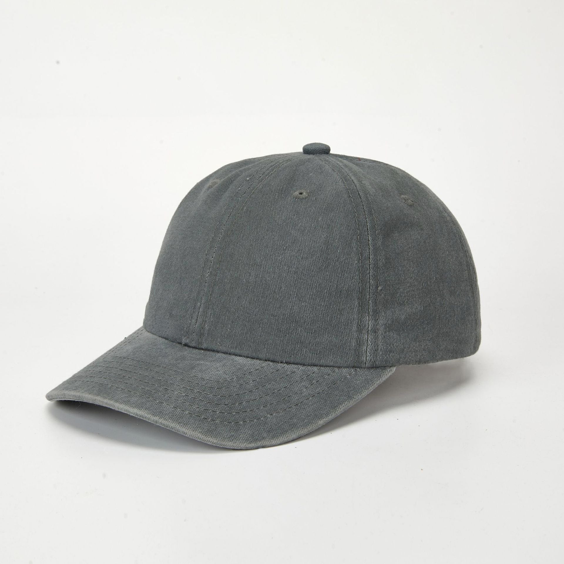 Wholesale Retro Washed Baseball Cap Women S Solid Color Adjustable Distressed Cap Fashion Accessory