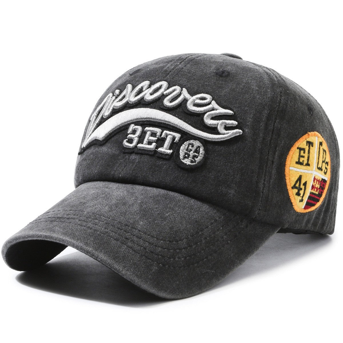 Wholesale Stylish Denim Baseball Cap Washed Distressed Embroidered Letter Curved Brim Unisex Spring Sun Hat For Casual Wear