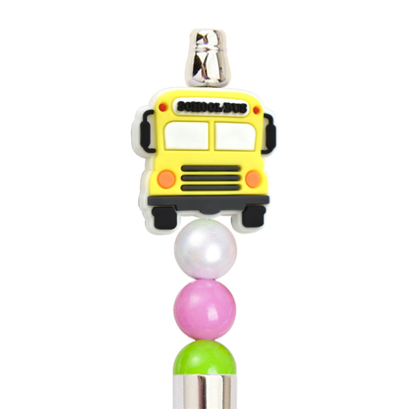 Wholesale Random 100pcs PVC School Season Soft Focal Beads ACC-BDS-RYY003