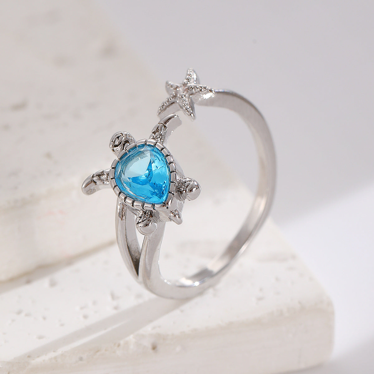 Wholesale Ocean Series Turtle Ring  Open Ring
