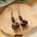 Wholesale Vintage Hand-made Plant Fruit Wood Earrings