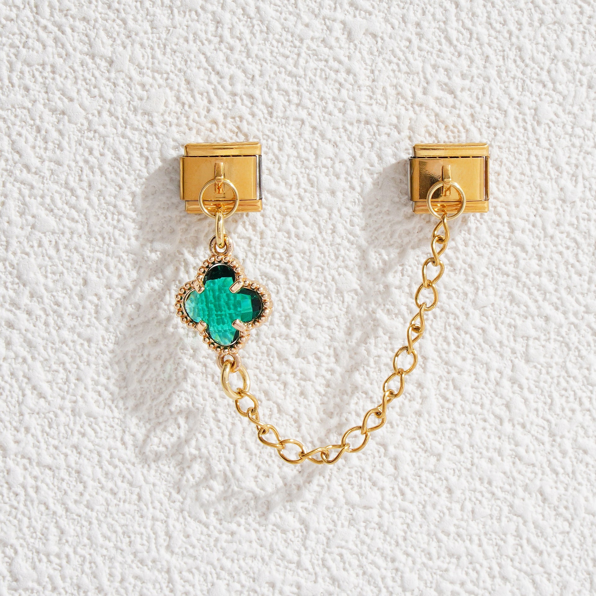 Wholesale 5pcs Italian Charm Bracelet 9mm DIY Splicing Evil Eye Pendant Stainless Steel Composable Bracelet