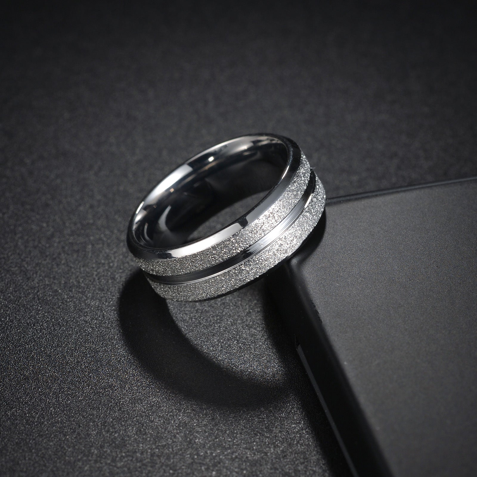 Wholesale  8mm stainless steel ring