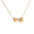 Wholesale light luxury love 18K gold stainless steel 26 letters necklace