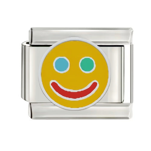 Wholesale  Italian Charm Bracelet 9mm DIY Oil-Drip Color Creative Stainless Steel Composable Bracelet