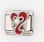 Wholesale 5pcs Italian Charm Bracelet 9mm DIY Splicing Heart Series Stainless Steel Composable Bracelet