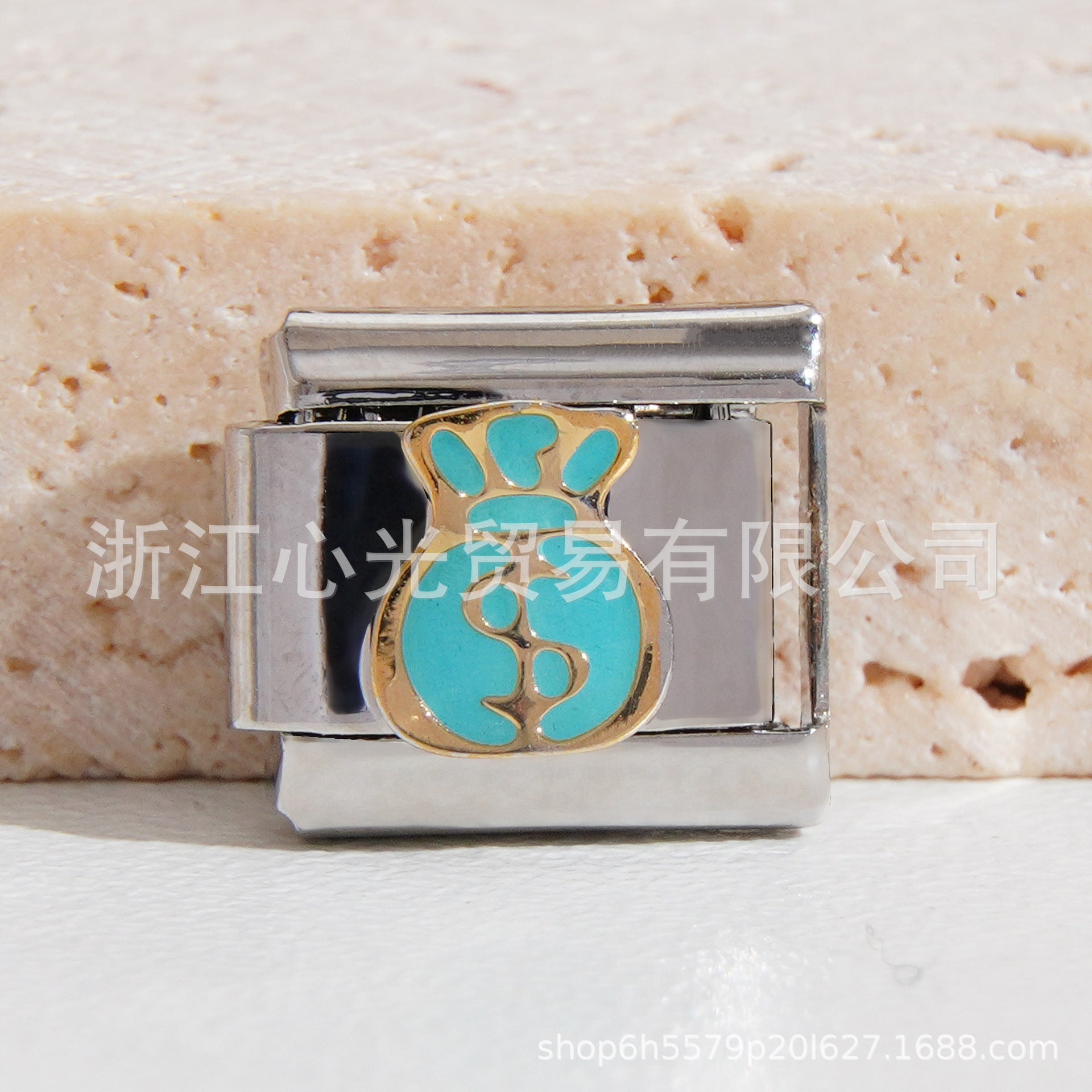 Wholesale Italian Charm Bracelet 9mm DIY Splicing  Stainless Steel Composable Bracelet