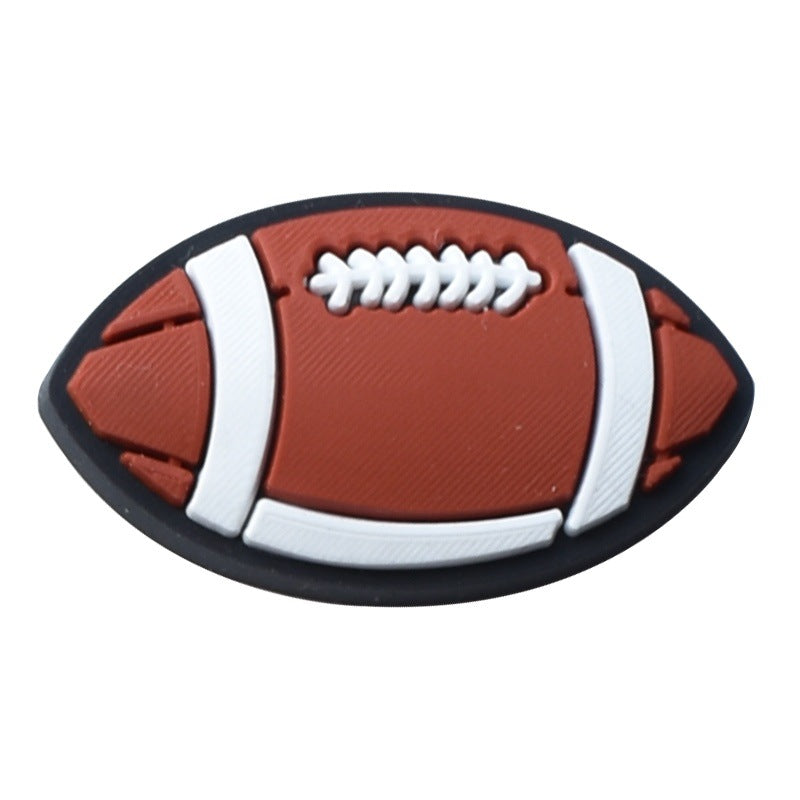 Wholesale Random 100pcs floral clogs PVC Soft Rubber Shoe Buckle Decoration