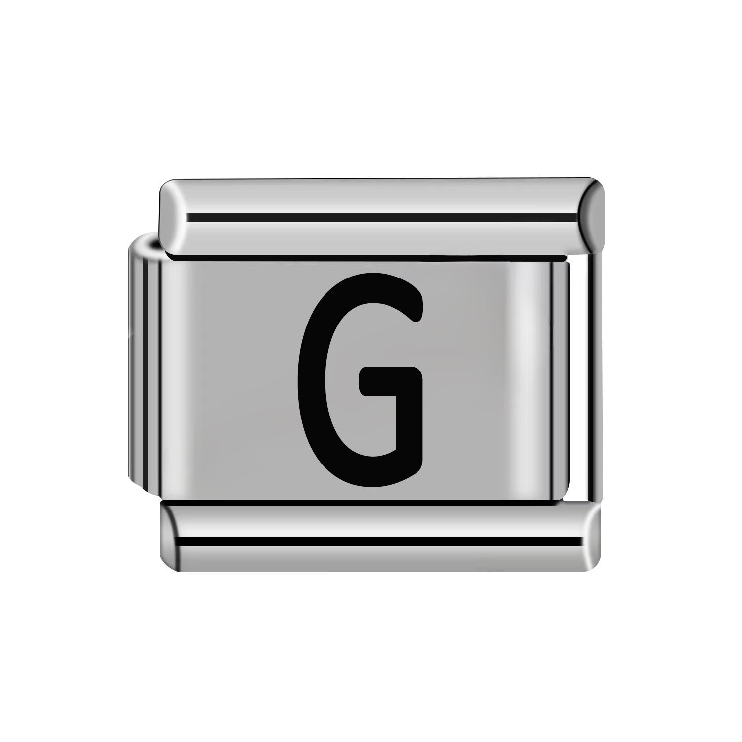 Wholesale 10pcs Italian Charm Bracelet 9mm DIY Splicing Removable Stainless Steel Letter Composable Bracelet ACC-BT-XY051