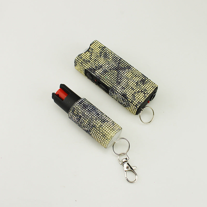 Wholesale Small and exquisite colorful keychain with diamonds