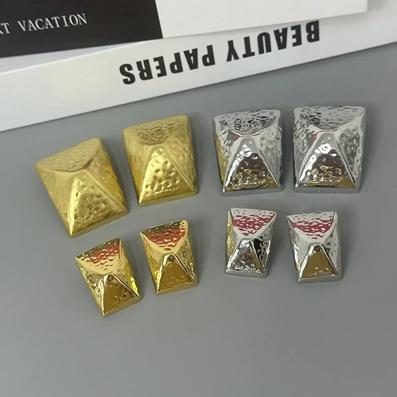 Wholesale  geometric square large earrings