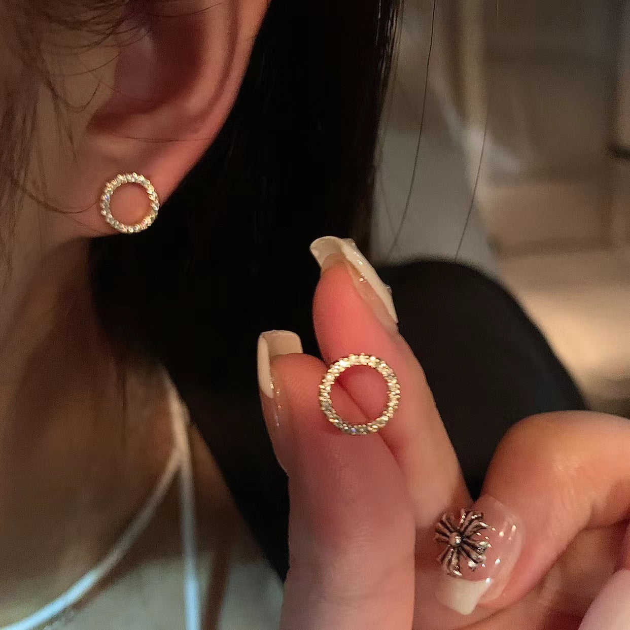 Wholesale  zircon fashion luxury earrings