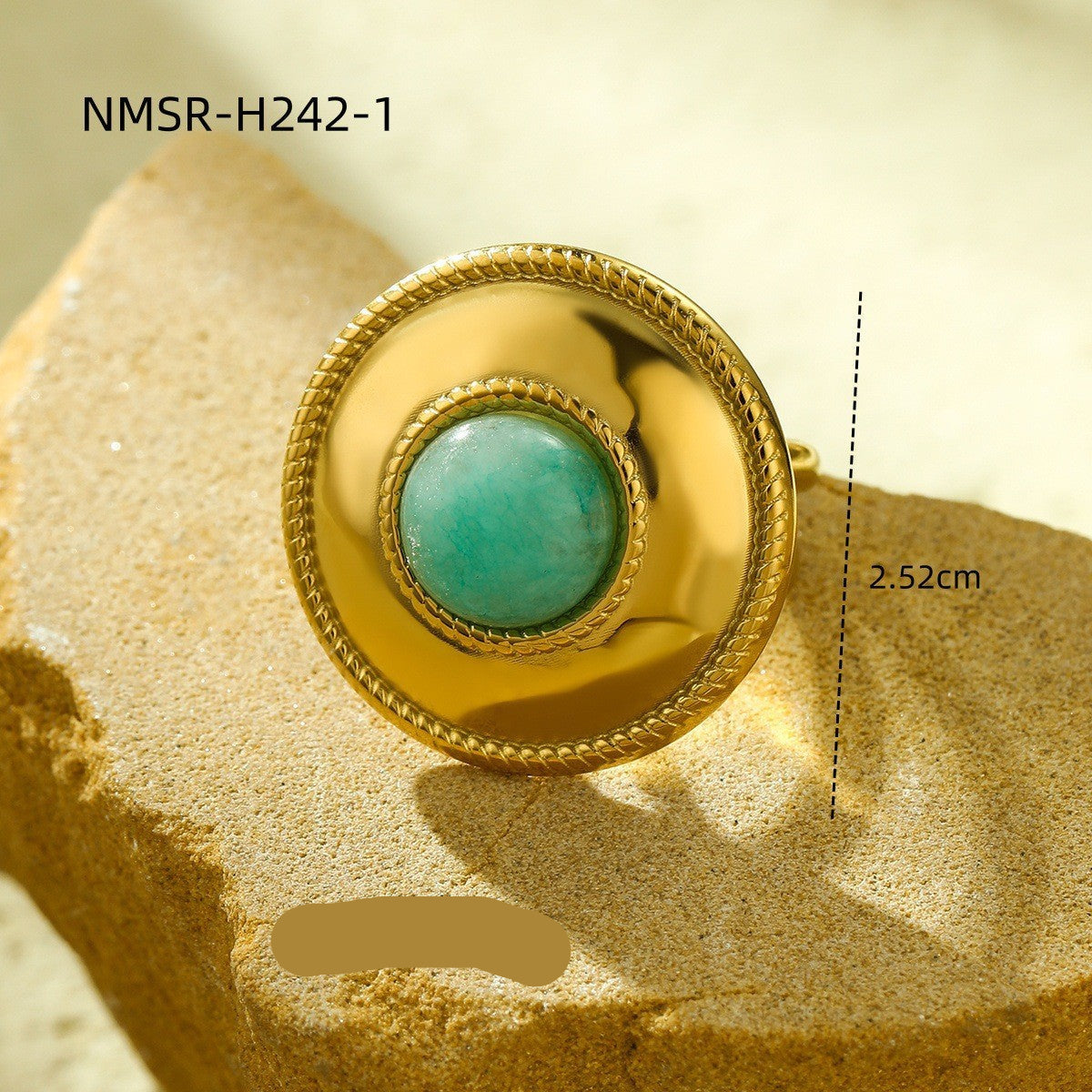 Wholesale Retro Eye of Horus Accessories Light Luxury Open  Stainless Steel Ring