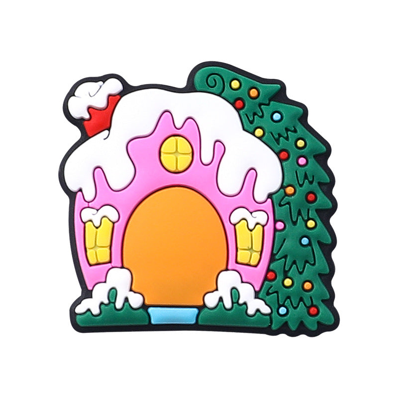 Wholesale 20pcs Christmas Santa Elk Silicone Focal Beads DIY Beaded Pen Accessories ACC-BDS-RongFa020